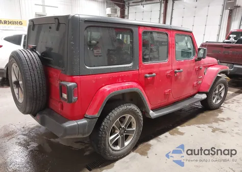 2019 Jeep Wrangler Unlimited Sahara 4X4 from USA, damaged, VIN 1C4HJXEN0KW591945